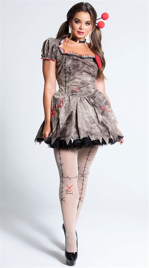 Erotic voodoo doll outfit